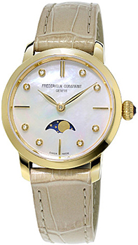 Часы Frederique Constant Slim Line Moonphase FC-206MPWD1S5
